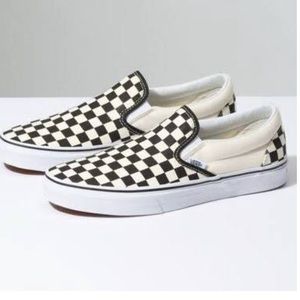 Checkered Slip on Vans